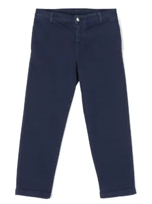 Armani navy outlet chinos