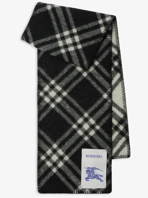 Burberry Check wool scarf