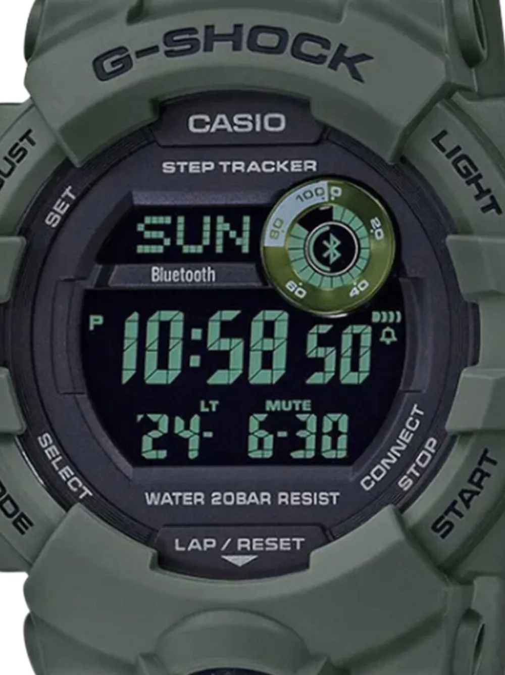 G-Shock "Hars Digital ""GBD-800 series horloge" - Zwart