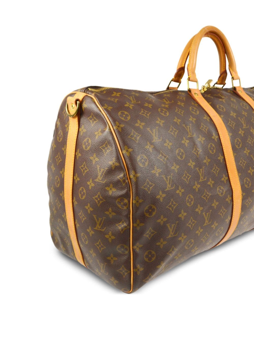 Louis Vuitton 1990 Pre-owned Keepall Bandouliere 60 Travel Bag - Brown