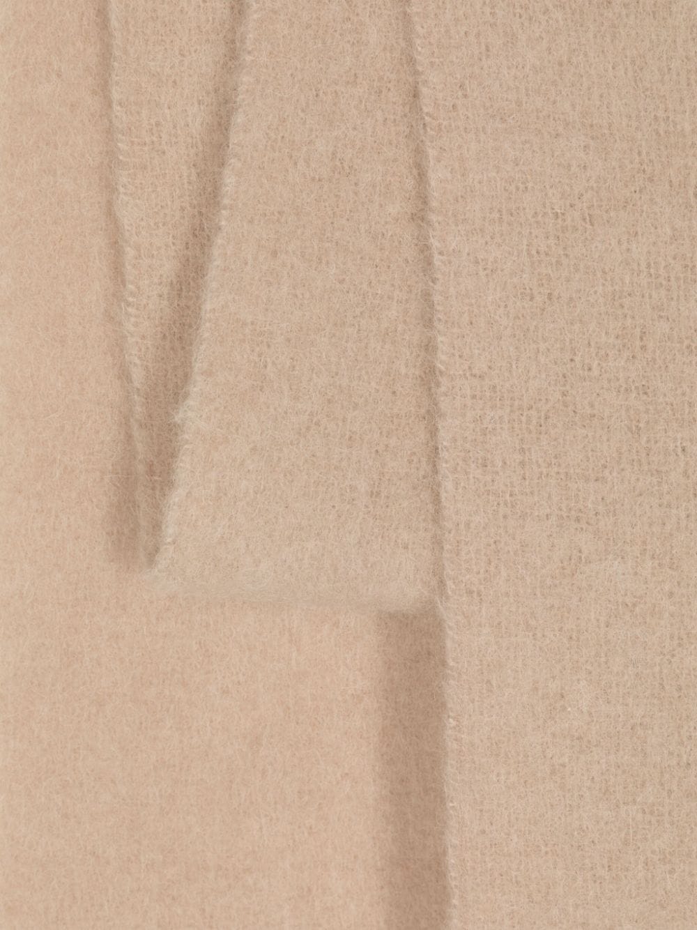 Maison Kitsuné Sjaal met logopatch Beige