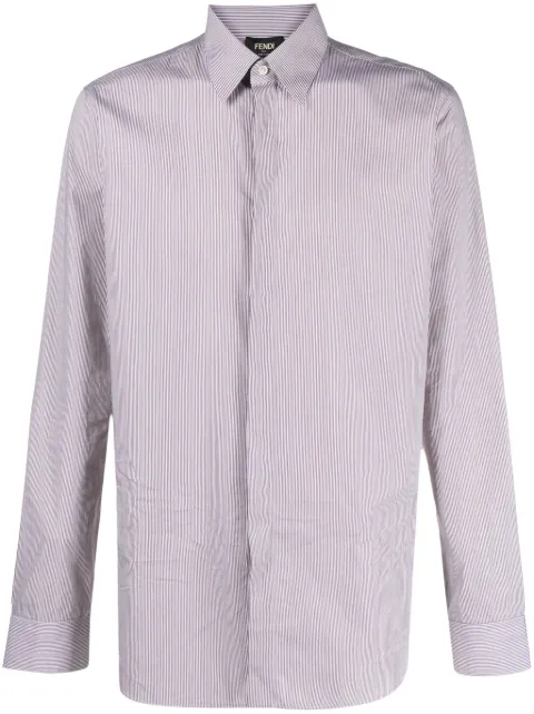 FENDI pinstriped cotton shirt