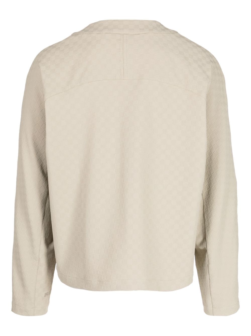 Off Duty Lais logo-embroidered cardigan - Beige