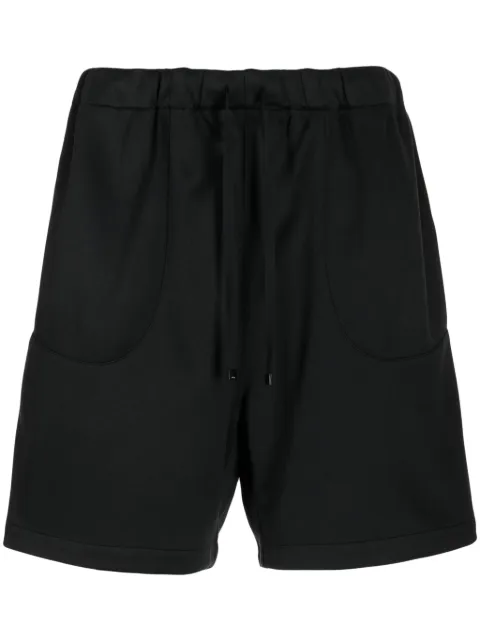 Off Duty Hail logo-embroidered track shorts