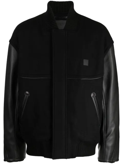 SONGZIO Varsity felted bomber jacket