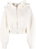 Jacquemus La Maille Crinoline ruffled hoodie - Neutrals