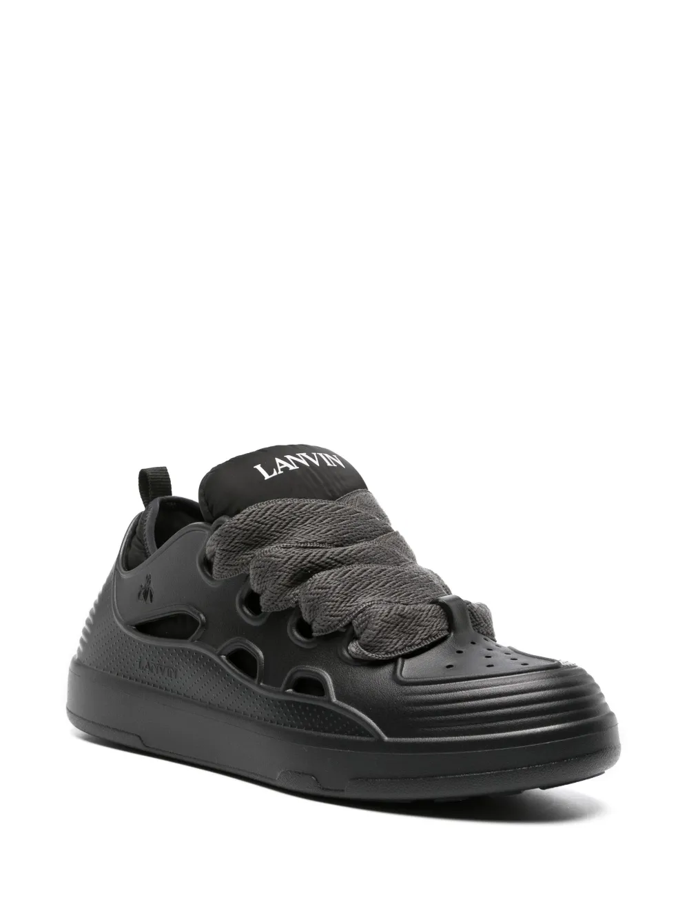 Lanvin Curb removable-insole sneakers - Zwart