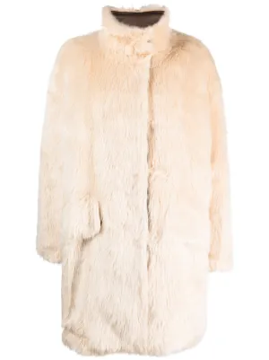STAND STUDIO Doona faux fur Coat Farfetch