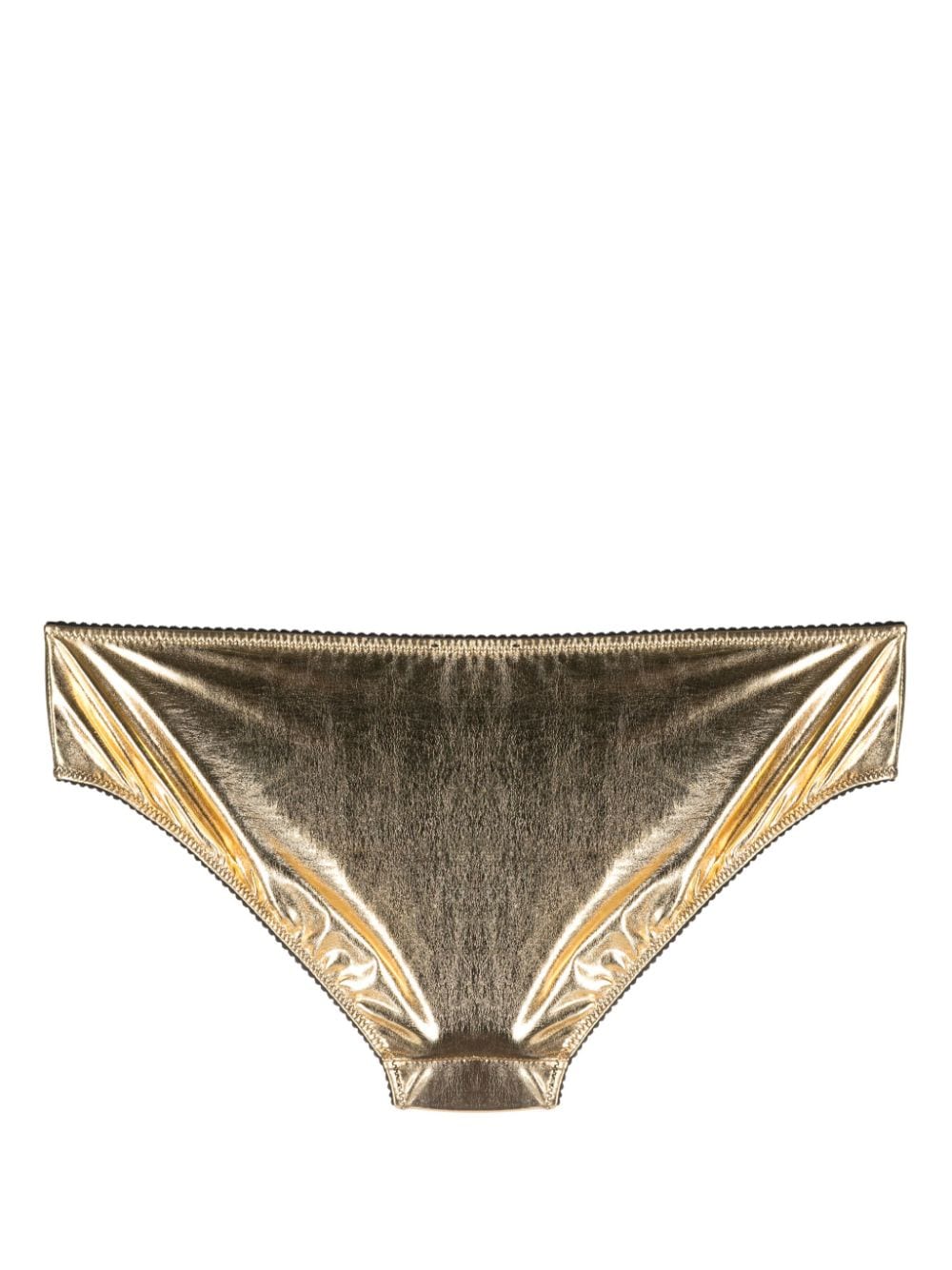 Dolce & Gabbana Slip met elastische taille - Goud