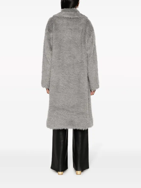 H&m grey fur coat hotsell