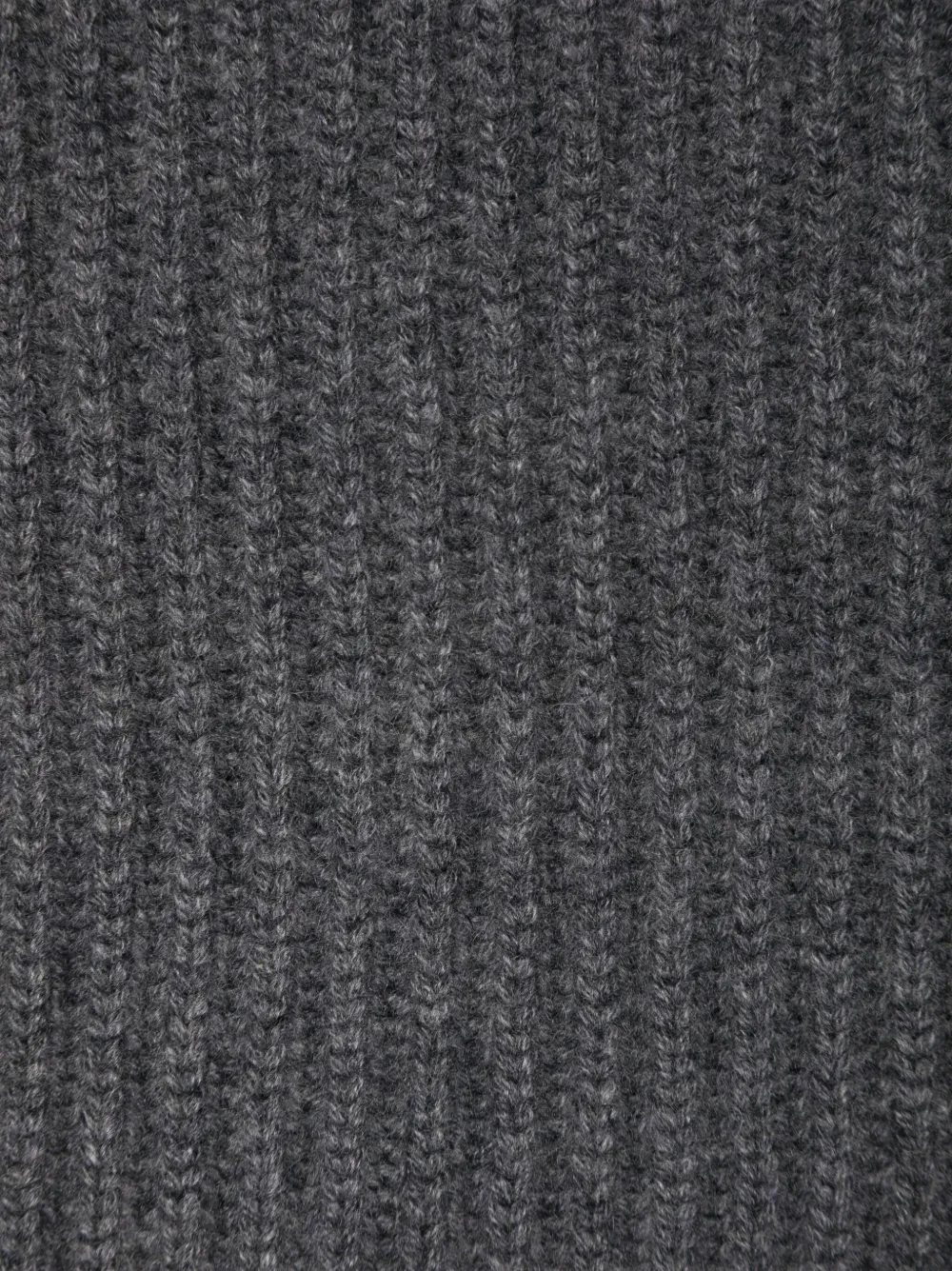 Lisa Yang ribbed-knit cashmere scarf - Grijs
