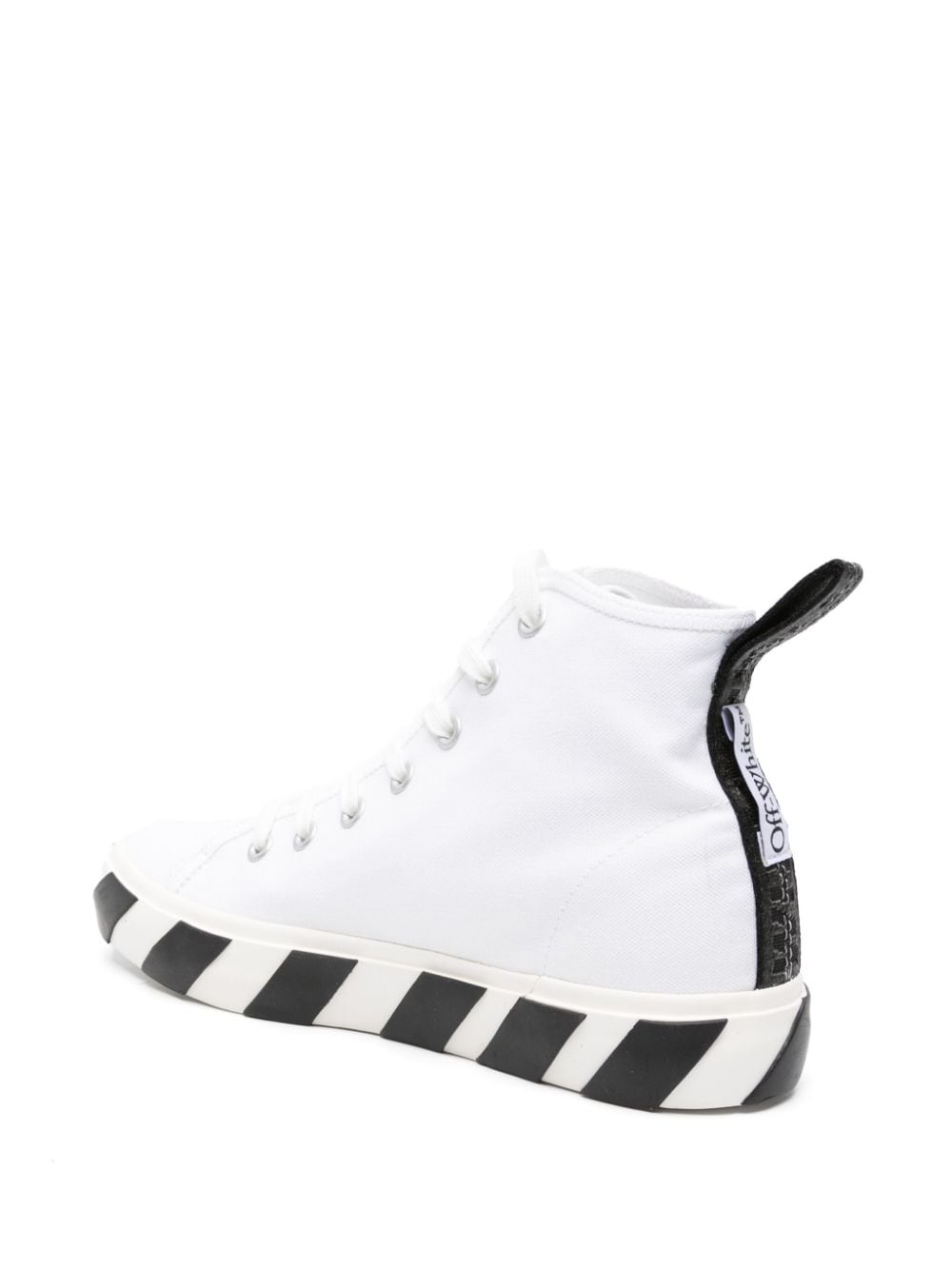 Shop Off-white Vulcanized Canvas Sneakers In White