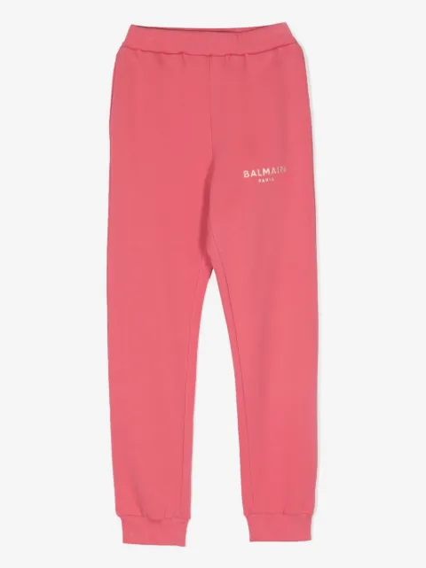 Balmain Kids pants con logo estampado