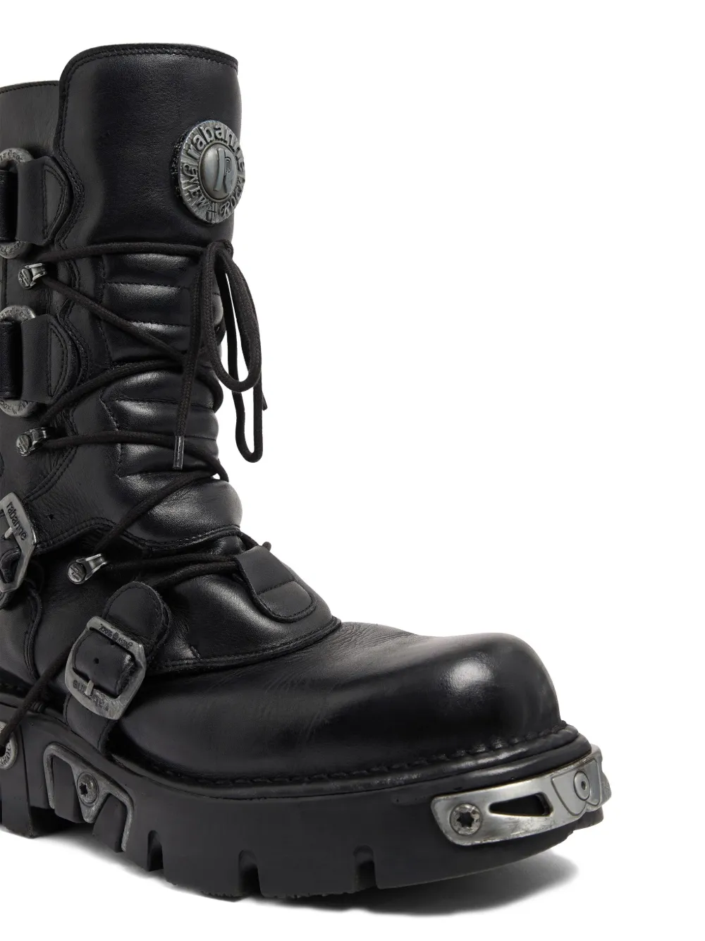 Rabanne botas con hebilla de Rabanne x New Rock | Botas biker | Image 2