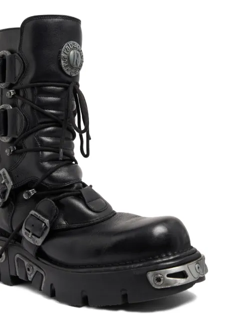Rabanne x New Rock buckled leather boots 23HHH0113CLF168 - 1