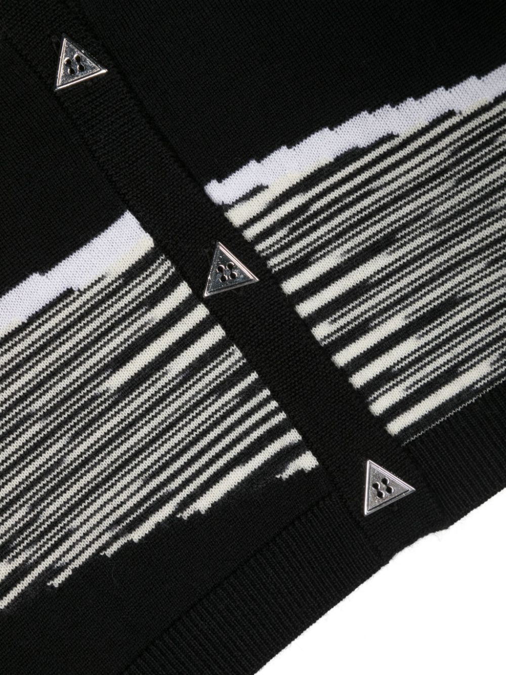 Missoni Kids Vest met logo-intarsia Zwart