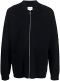 Norse Projects zip-up fine-knit cardigan - Blue
