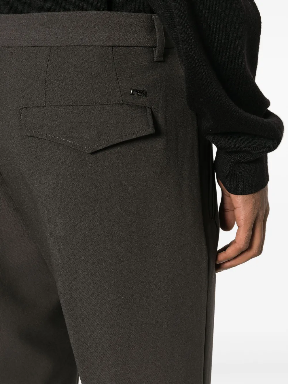 Emporio Armani Skinny broek Groen