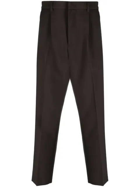 Emporio Armani pressed-crease skinny trousers