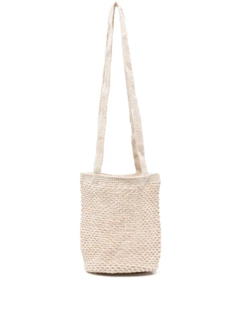 Gimaguas fisherman-knitted slouch shoulder bag
