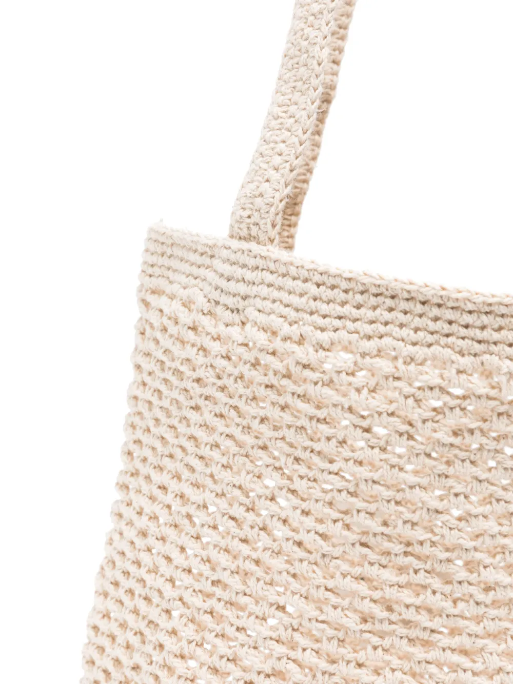 Gimaguas Fisherman-knitted Slouch Shoulder Bag In Neutrals