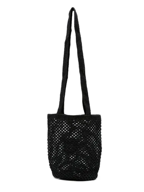Gimaguas fisherman-knitted slouch shoulder bag