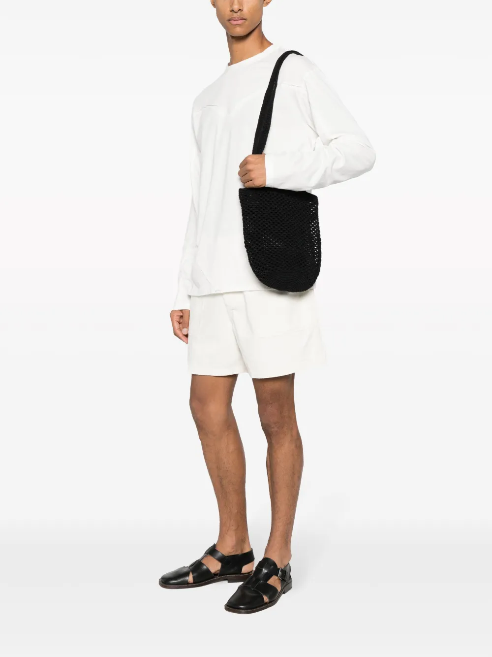 ショルダーバッグ gimaguas Black crochet Fisherman shoulder bag Gimaguas Black Crochet Fisherman Shoulder Bag | eBay