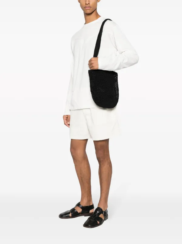 ショルダーバッグ gimaguas Black crochet Fisherman shoulder bag GIMAGUAS Black Crochet Fisherman Shoulder Bag for Men | Lyst