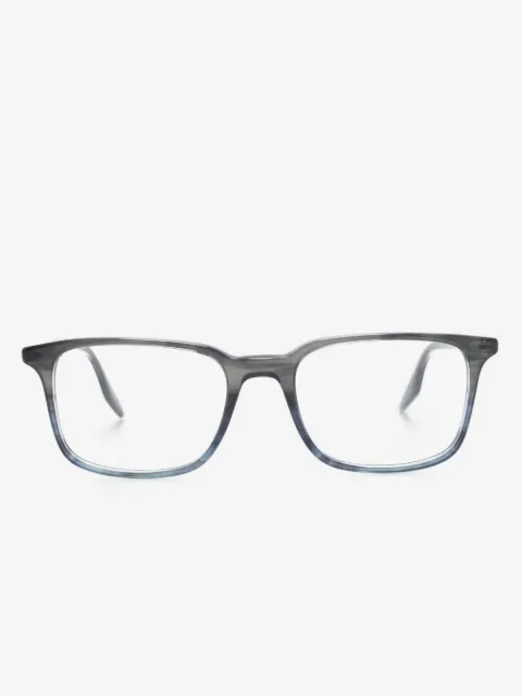 Ray-Ban polished-effect square-frame glasses