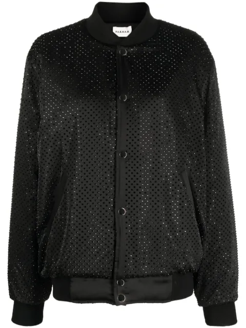 P.A.R.O.S.H. crystal-embellished bomber jacket