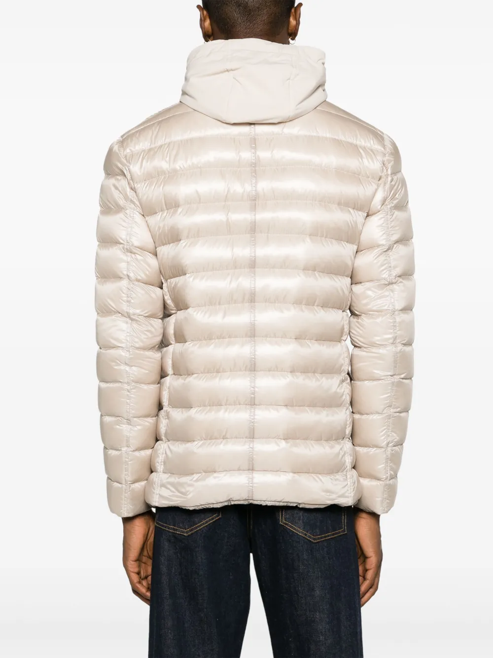 Herno Feather-down Padded Blazer In Neutrals
