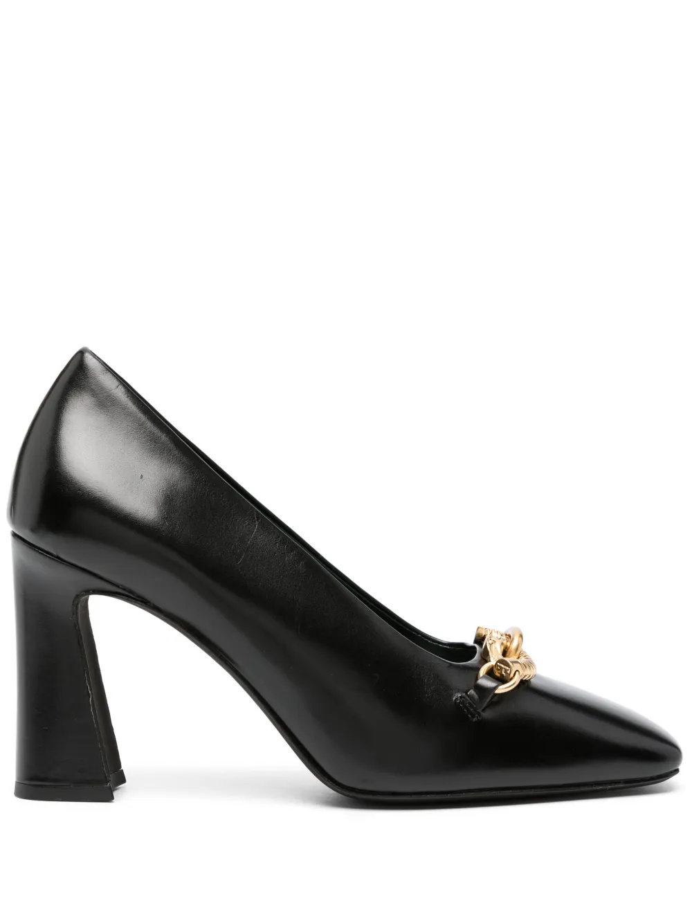 TORY BURCH JESSA 90MM LEATHER PUMPS