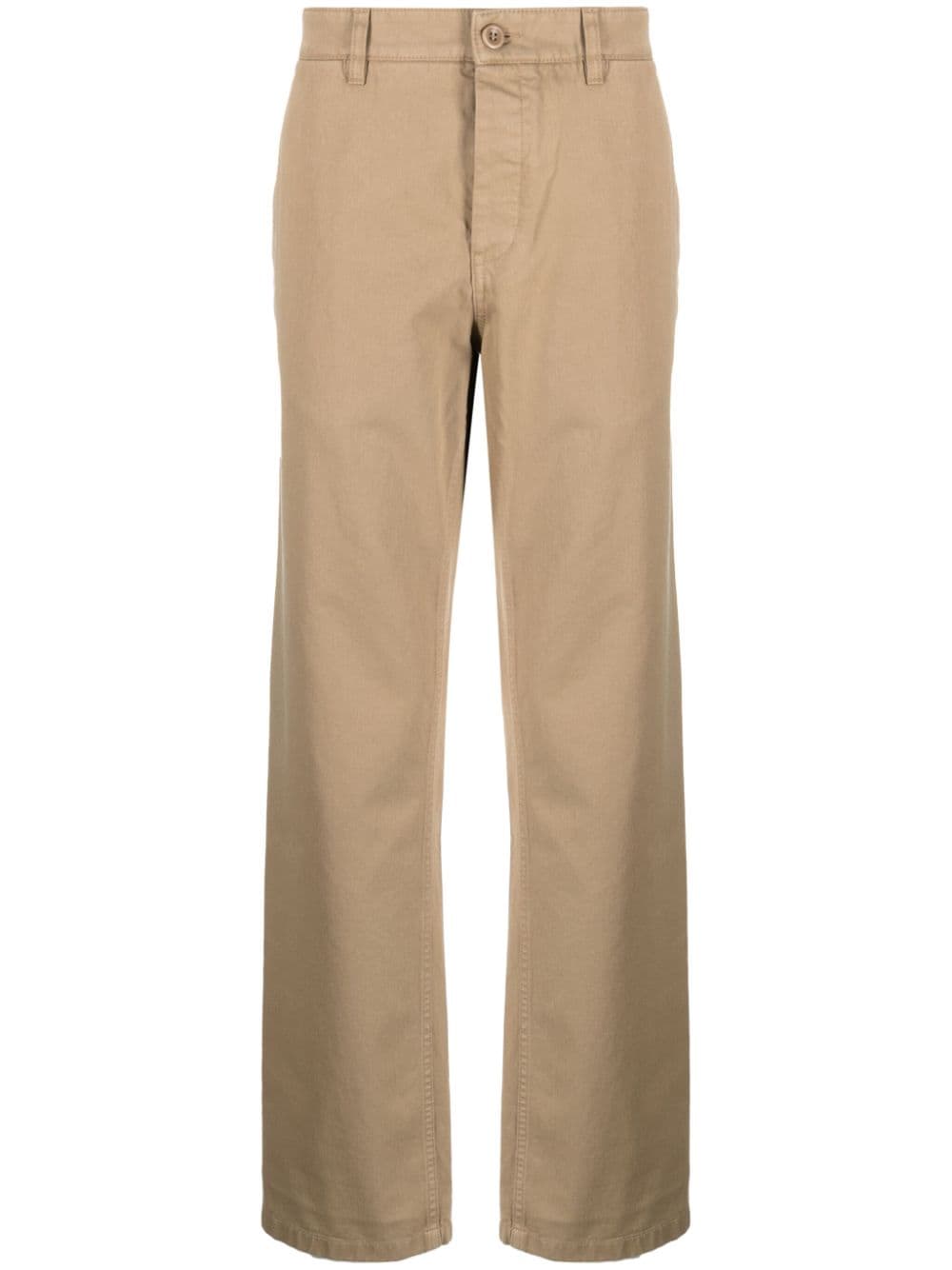 Shop Norse Projects Aros Straight-leg Organic-cotton Chinos In Neutrals