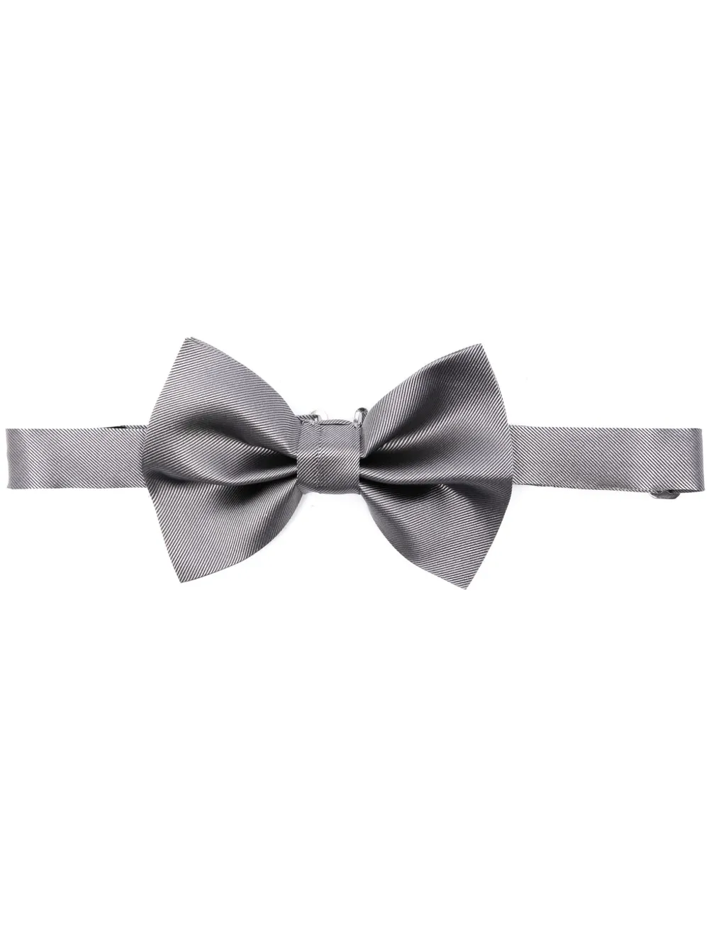 Emporio Armani silk bow tie | Grey | Image 1