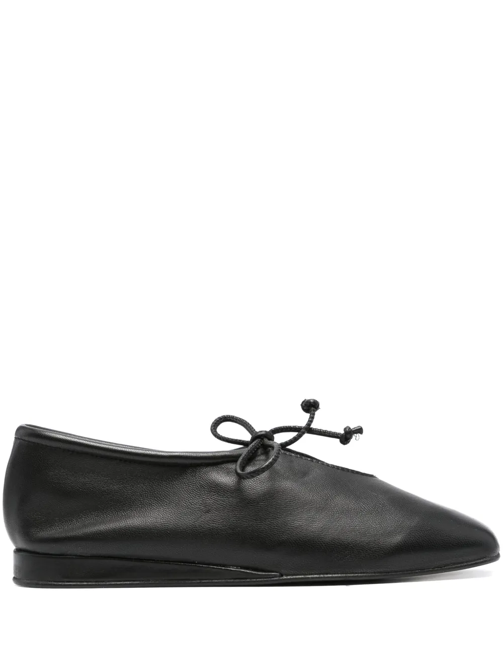 Castañer Leren ballerina's Zwart