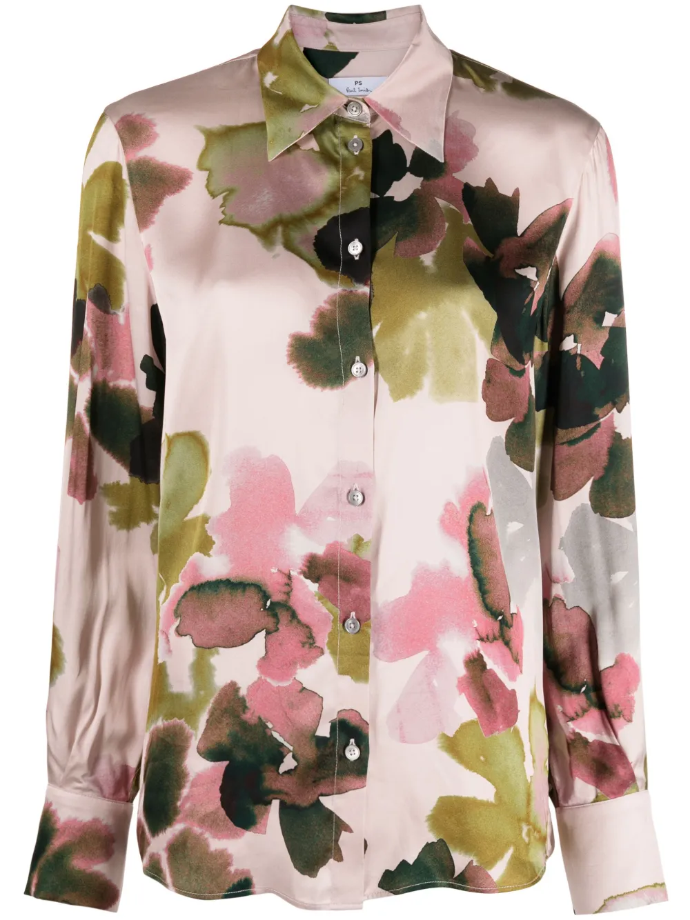 PS Paul Smith floral-print Satin Shirt - Farfetch