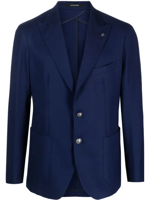Tagliatore brooch-detail single-breasted blazer