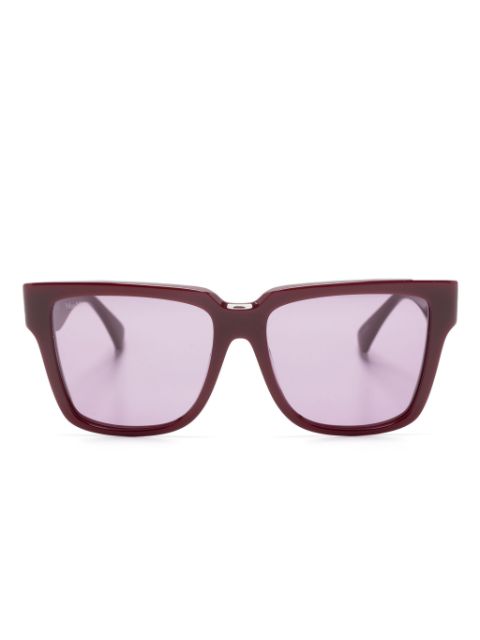 Max Mara Eyewear logo-engraved square-frame sunglasses Women