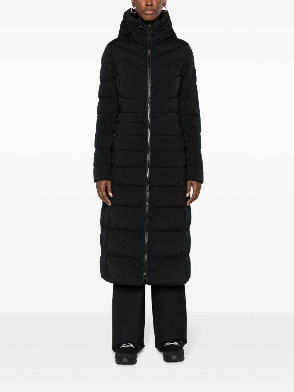 Canada Goose Clair hooded puffer coat - Zwart