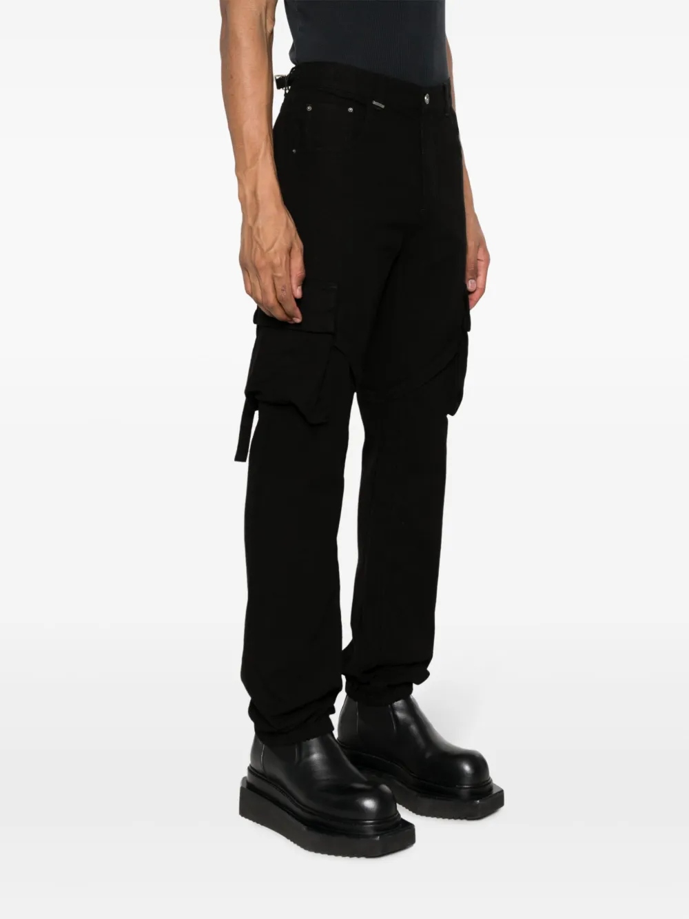 FLÂNEUR Straight broek Zwart