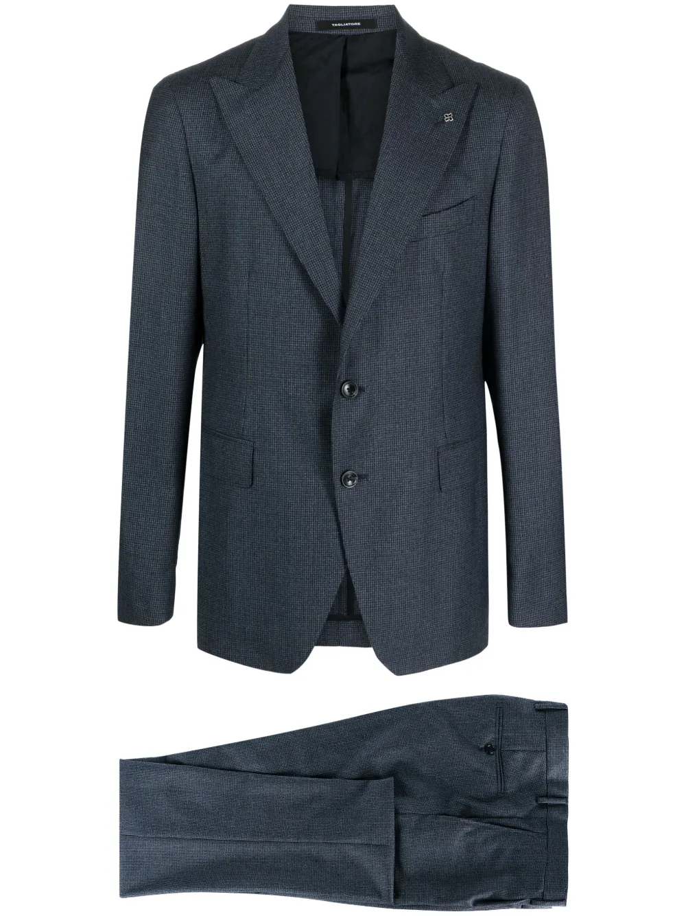 Tagliatore Pak met enkele rij knopen Blauw