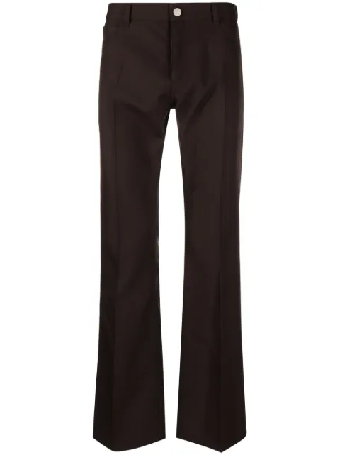 Courrèges pantalones de vestir rectos