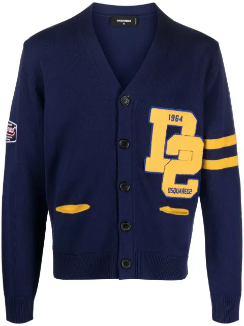 DSQUARED2 College Shetland wool cardigan