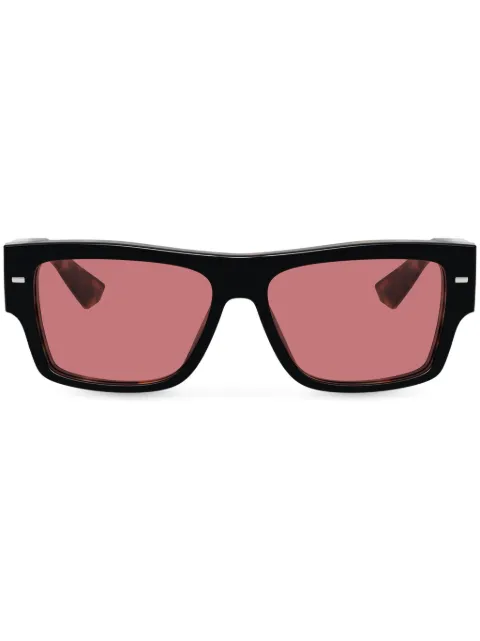 Dolce & Gabbana Eyewear Lusso Sartoriale rectangle-frame sunglasses