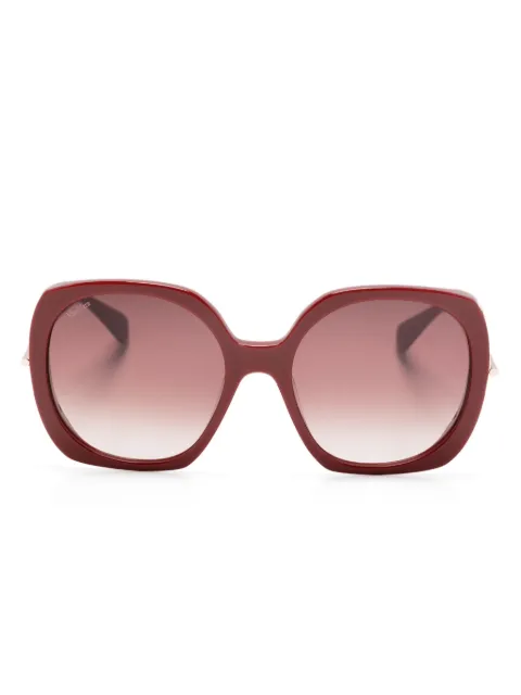 Max Mara Eyewear two-tone oversize-frame sunglasses