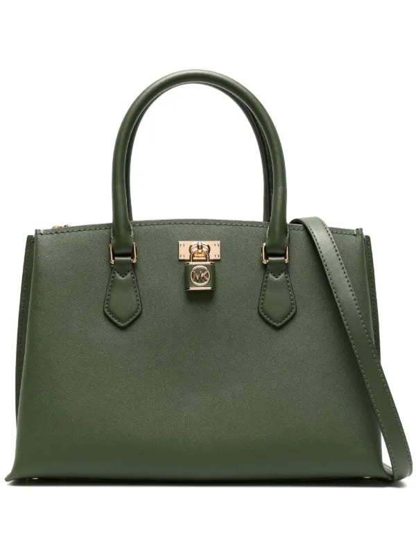 Mk online leather tote