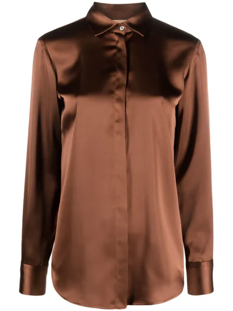 Blanca Vita Calicanto satin shirt