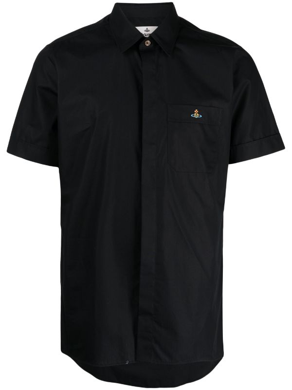 Vivienne westwood orb hot sale short sleeve shirt