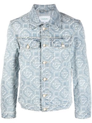 Casablanca L'Arche De Nuit Jacquard Shirt Jacket - Farfetch