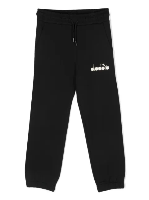 Diadora Junior logo-print cotton track pants 